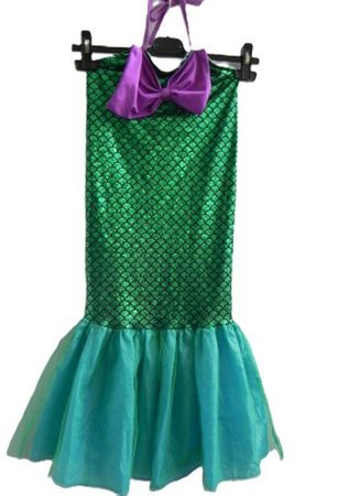 Gr 134 140 Meerjungfrau Mermaid Nixe Arielle Kostüm Fasnacht