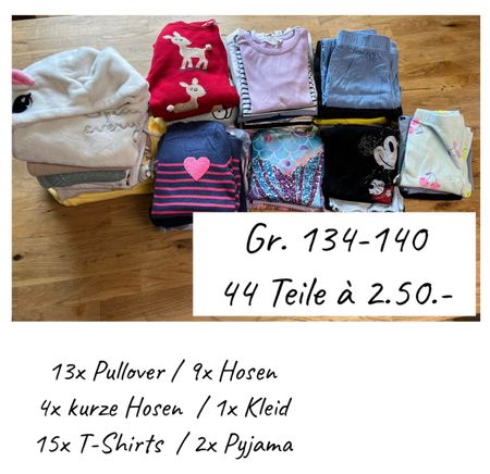 Kleiderpaket Mädchen Gr.134-140