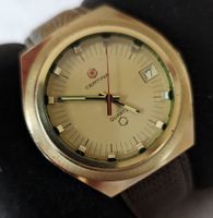 CERTINA Saphire Swiss Made Vergoldet Elegante Herrenuhr 40mm