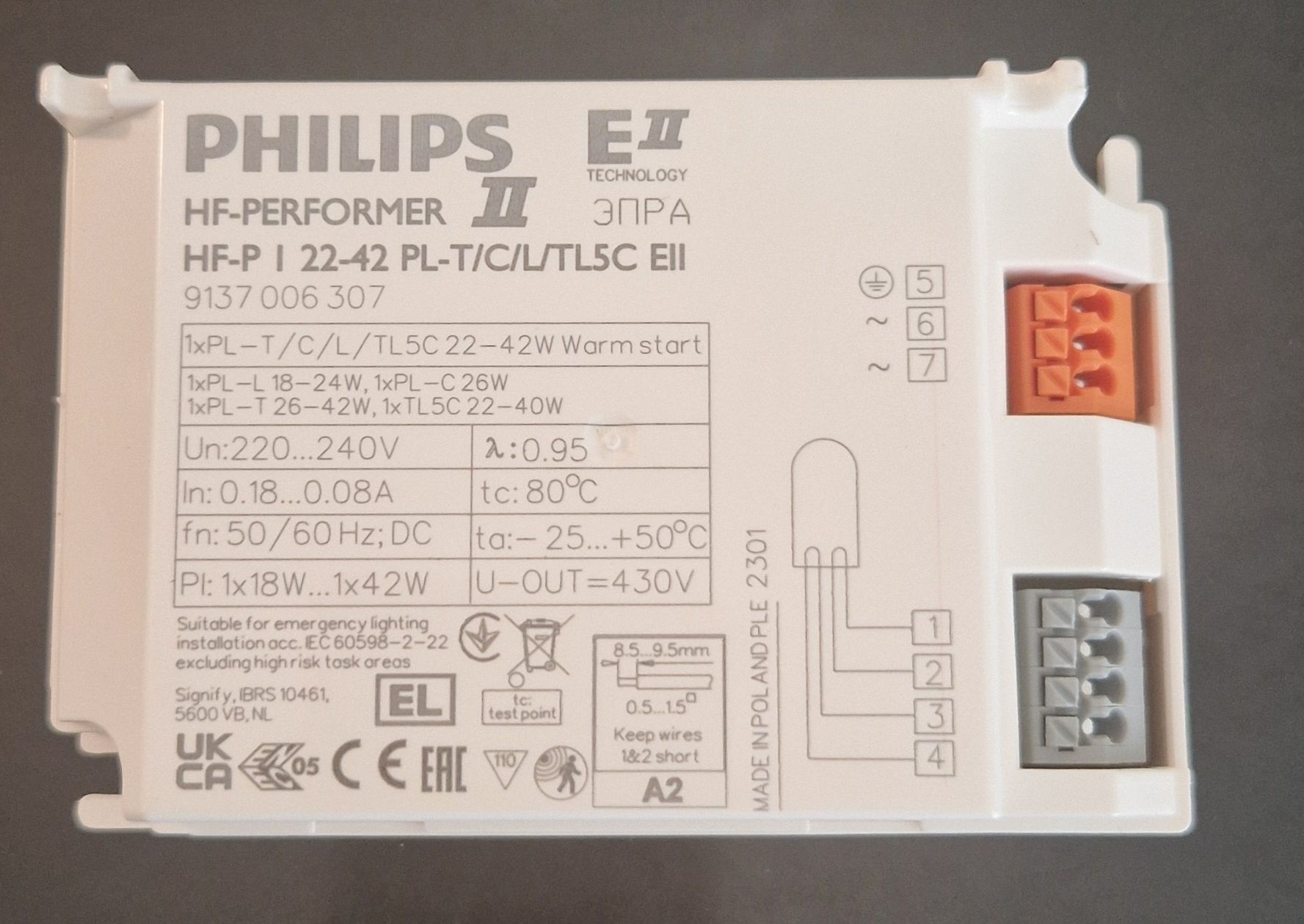Philips Componenti elettronici: 4 Vorschaltgeräte von Philips – Nuovo e nell'imballaggio originale da Itingen venduto da Claudia.E 1