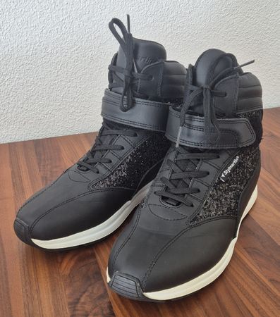 Stylmartin Glam Motorrad Schuhe Schwarz Glitzer 