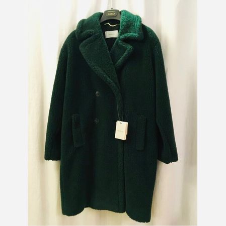 Marella Teddy Jacke dunkelgrün Gr 36 neu