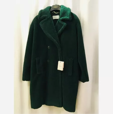Marella Teddy Jacke dunkelgrün Gr 40 neu
