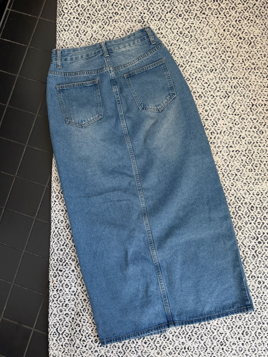 Gonne: Maxi Denim Skirt With Front Slit  – Usato da Wallisellen venduto da bod_72km 2
