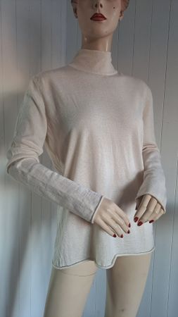 LAURÈL y2k Vtg Wollpullover Pullover Wolle 44 L Seide Kashmi