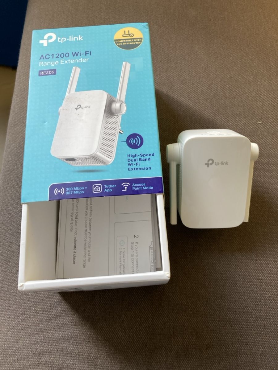 TP-Link Wlan: TP-Link AC1200 WLAN Repeater RE305 – Gebraucht aus Lohn-Ammannsegg von Christoff1