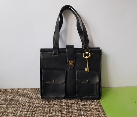 Fossil Leder Handtasche schwarz