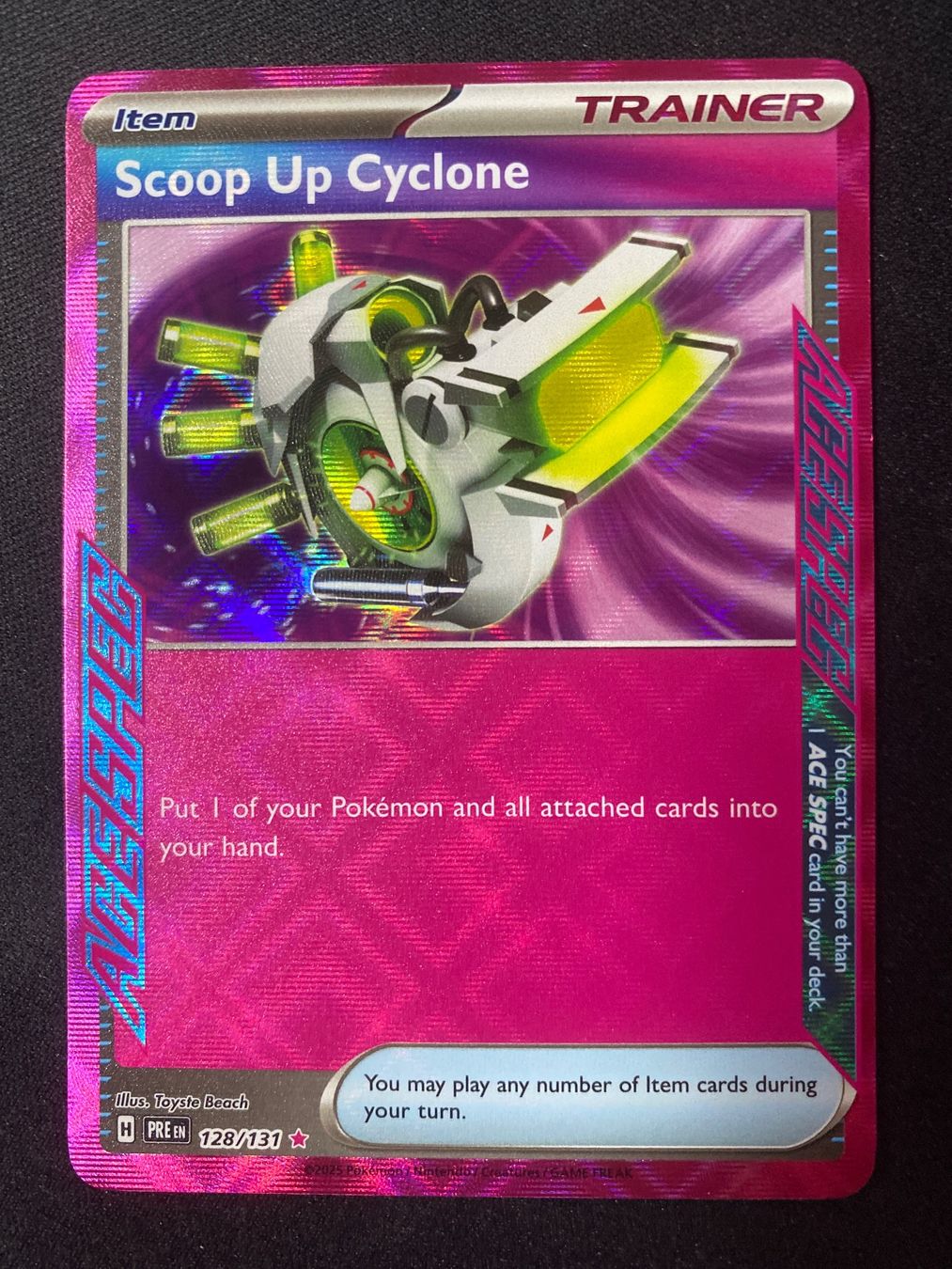 Pokémon Carte collezionabili: Scoop Up Cyclone 128 - Prismatic Evolutions - EN – Nuovo (secondo la descrizione) da Hausen AG venduto da Shrade
