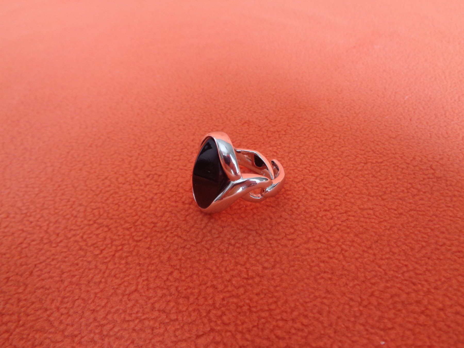 Anelli: Silberring mit Onyx - Sterling Silber 925 Grösse 57 – Nuovo (secondo la descrizione) da Chur venduto da omonia 4