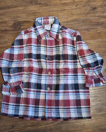 Vintage Holzfäller Hemd, Grösse 110 warm für den Winter