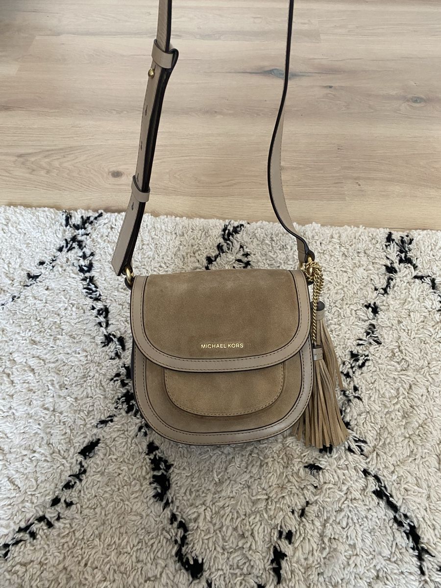 Michael Kors Borse da donna: Original Michael Kors Umhängetasche Wildleder – Usato da Buchs ZH venduto da crazyhandbaggirl123 3
