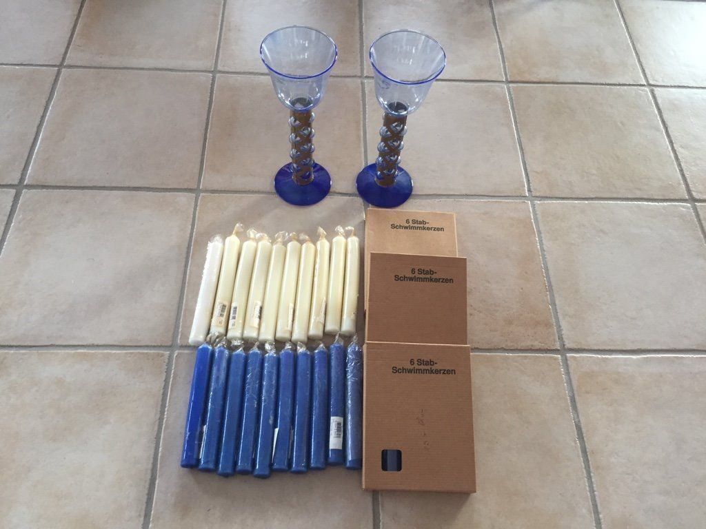 Portacandele: Designer Schwimmkerzen Halter +38 Kerzen – Usato da Beatenberg venduto da nonnkari 1