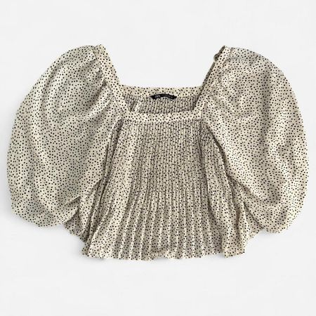 Polka Dot Bluse von Zara