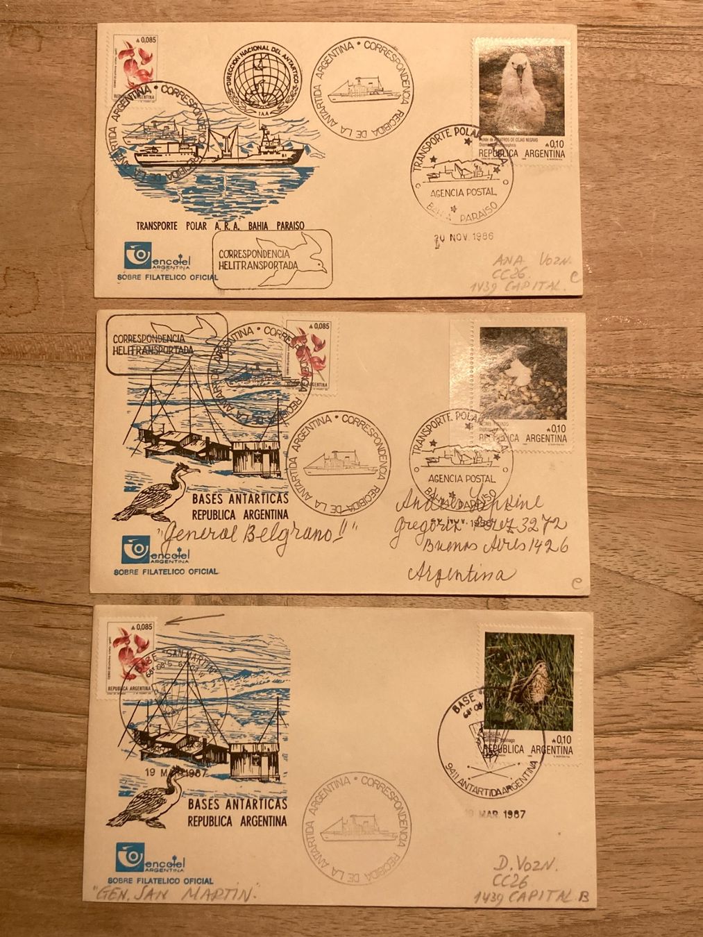 Tous les timbres: 1887 Arktis Expedition Argentinien – D'occasion à Buchrain par Blochha