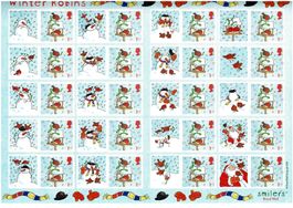Winter Robins 1 Bogen sk **