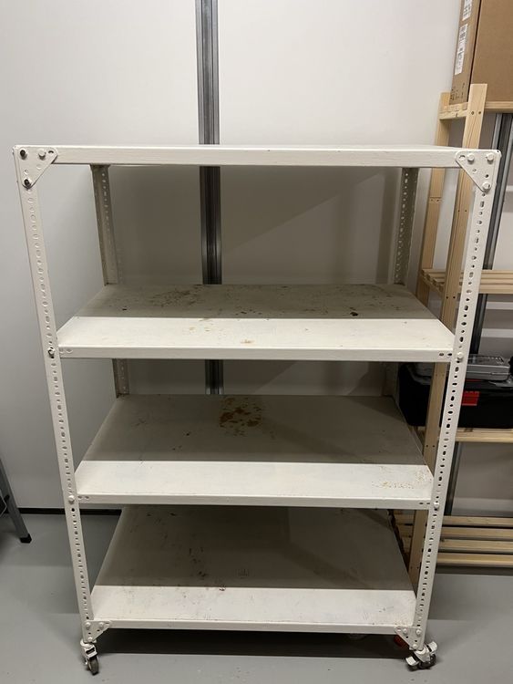 Jevohe 3-stufig Faltbar Metall Speicherwagen Rollwagen