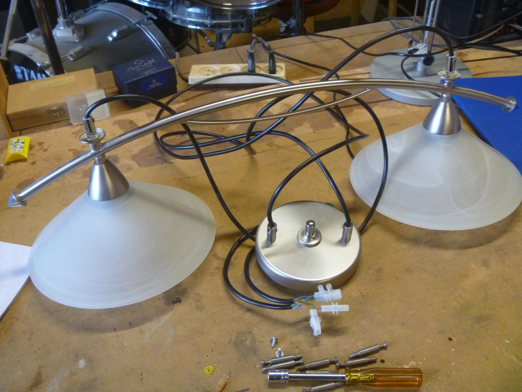 Lampadari & plafoniere: Deckenlampe 2 Leuchten Alabasterglas – Usato da Rüti ZH venduto da baumchen 6