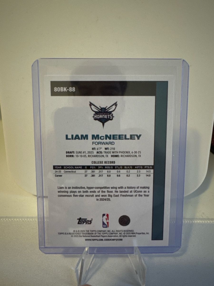 Nba Cartes à collectionner: LIAM MCNEELY BASKETBALL RC – D'occasion à Dulliken par alpi.cards 1