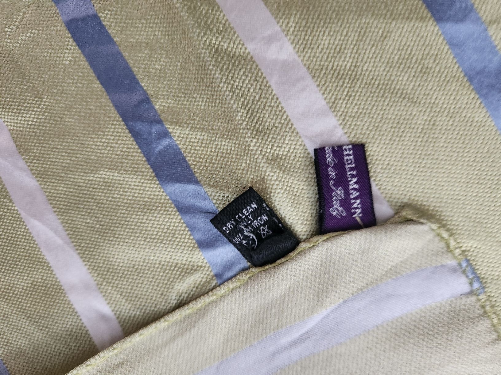 Foulards, Tücher & Schals: Pochette Patrick Hellmann soie vert rayée  – Gebraucht aus Niedergösgen von Eva2410 2