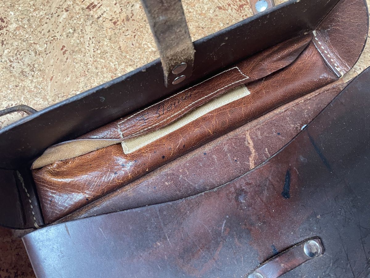 Borse: Kartentasche, Ledertasche vom Militär – Usato da Buchs SG venduto da Buxerli_ 3