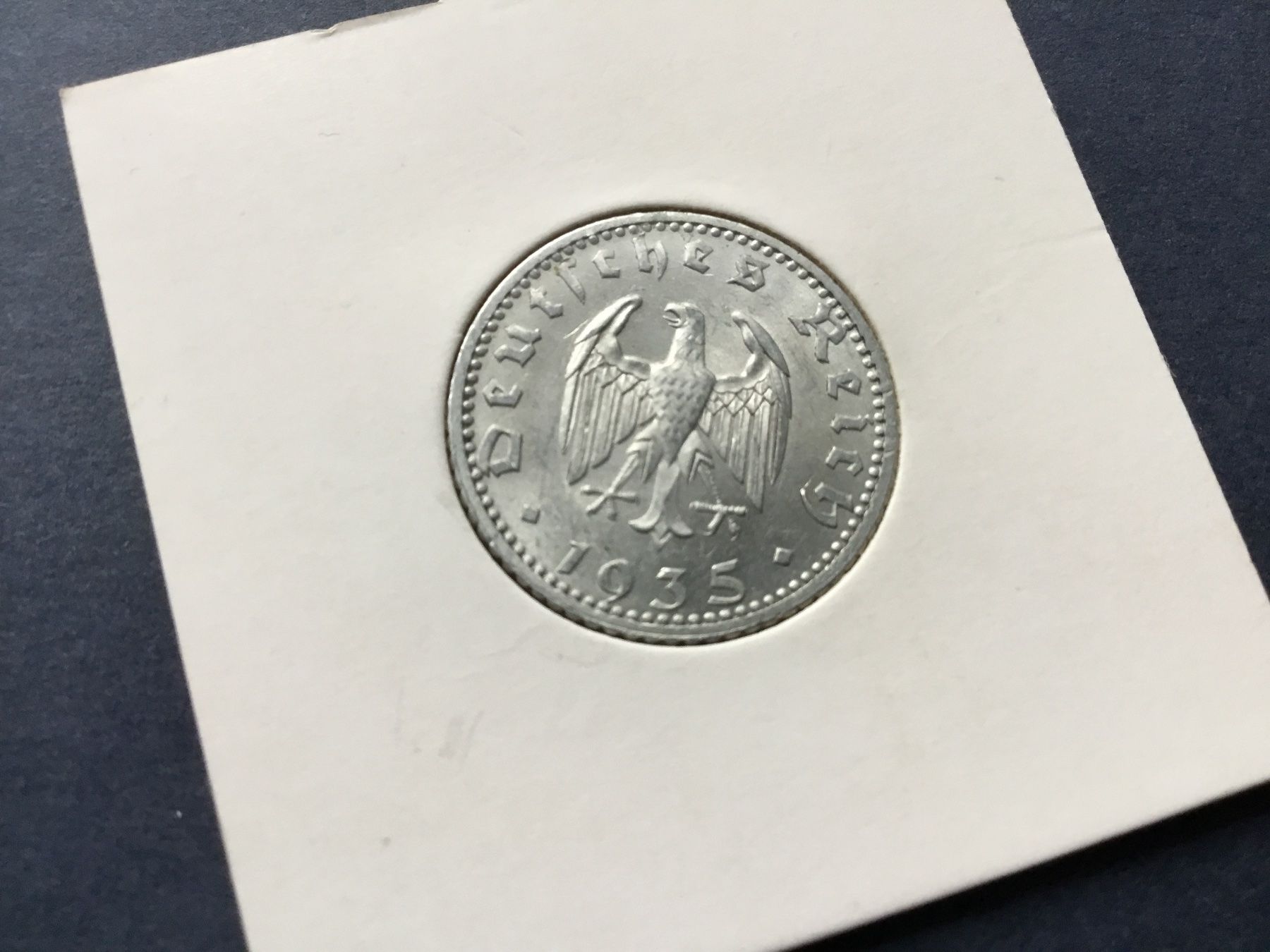 Alle Münzen: 50 Reichspfennig 1935 A. Unzirkuliert – Neu (gemäss Beschreibung) aus St. Margrethen SG von alfapeugeot10 2