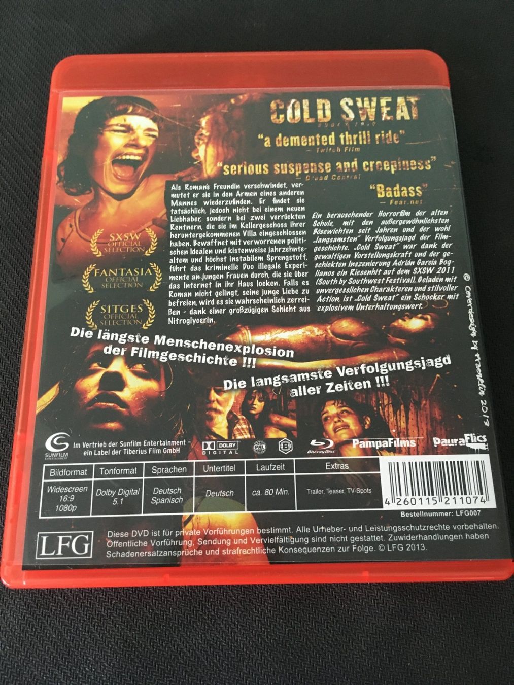 Tutti i DVDs: Cold Sweat [Blu-ray] – Usato da St.Gallen venduto da MedienJoe 1
