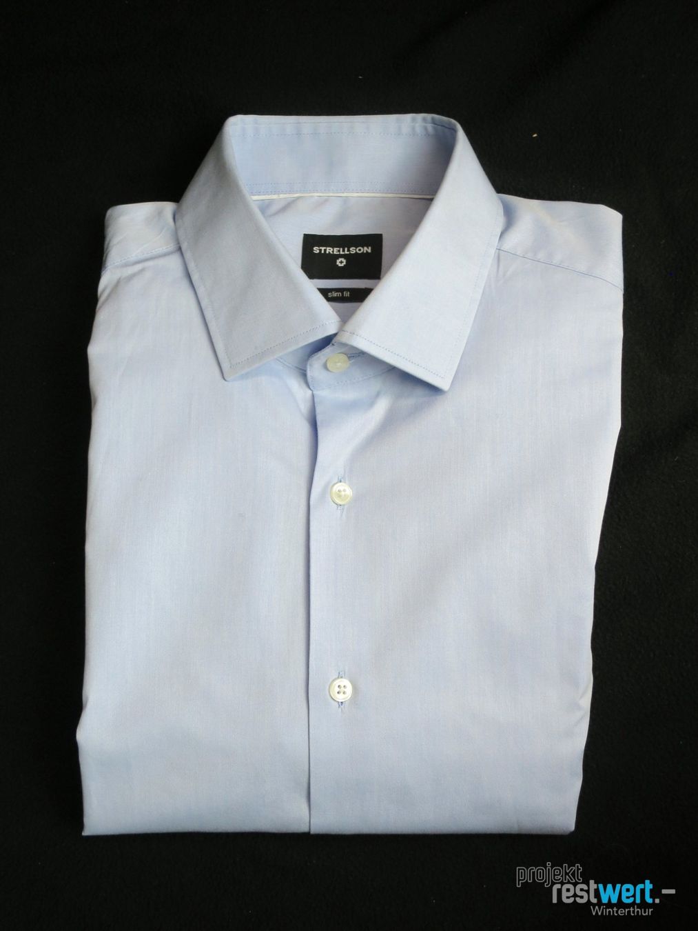 Strellson Hemden: STRELLSON Slim fit Sereno Hellblau Gr.40 – Gebraucht aus Winterthur von Restwert_Winterthur 3