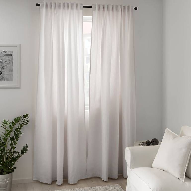 Ikea Rideaux: 4 neue Vorhänge Hellbeige Ikea Tibast – D'occasion à Zürich par alice_k