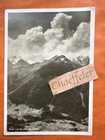 1938 Blick auf Boscha Engadin, gelaufen, Rarität!