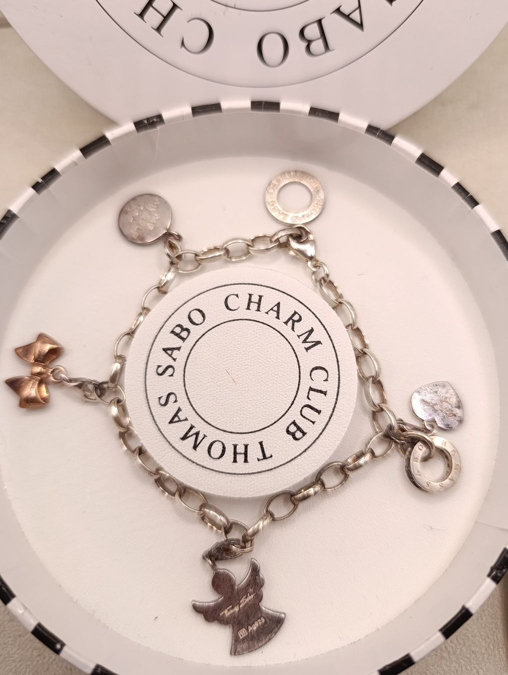 Thomas Sabo Bracciali & Braccialetti: THOMAS SABO 925er Silber Armband mit Silber Elemente Top – Usato da Steffisburg venduto da 1.Schmuckschatulle 2