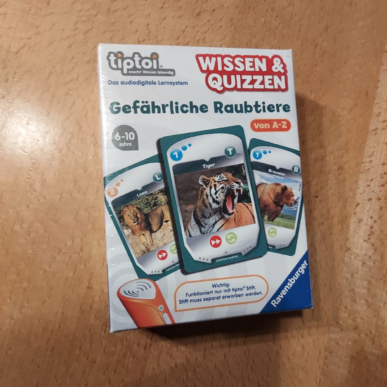Tiptoi Giochi: Tip Toi Gefähliche Raubtiere – Nuovo e nell'imballaggio originale da Kaiseraugst venduto da biketom66