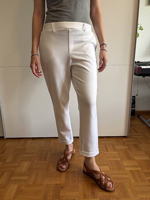 Pantaloni: Weisse Hose Grösse 40 – Usato da Basel venduto da Annikalypse