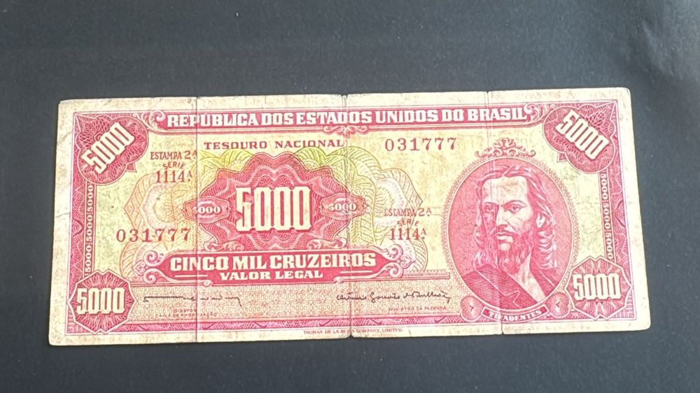 Seltene 5000 Cruzeiros Banknote Brasilien.. (Gebraucht) in wattwil für ...