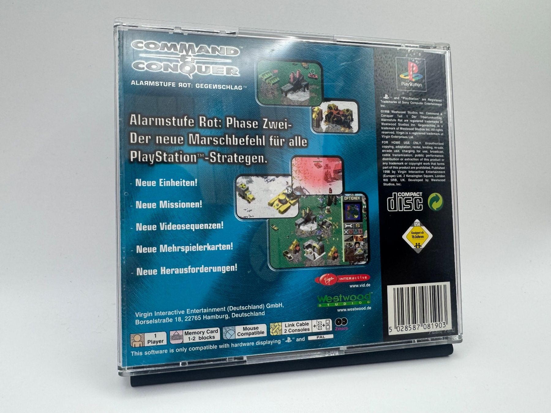Sony Spiele: Command & Conquer: Alarmstufe Rot - Playstation 1 – Gebraucht aus Bettlach von awi_7jcb 1