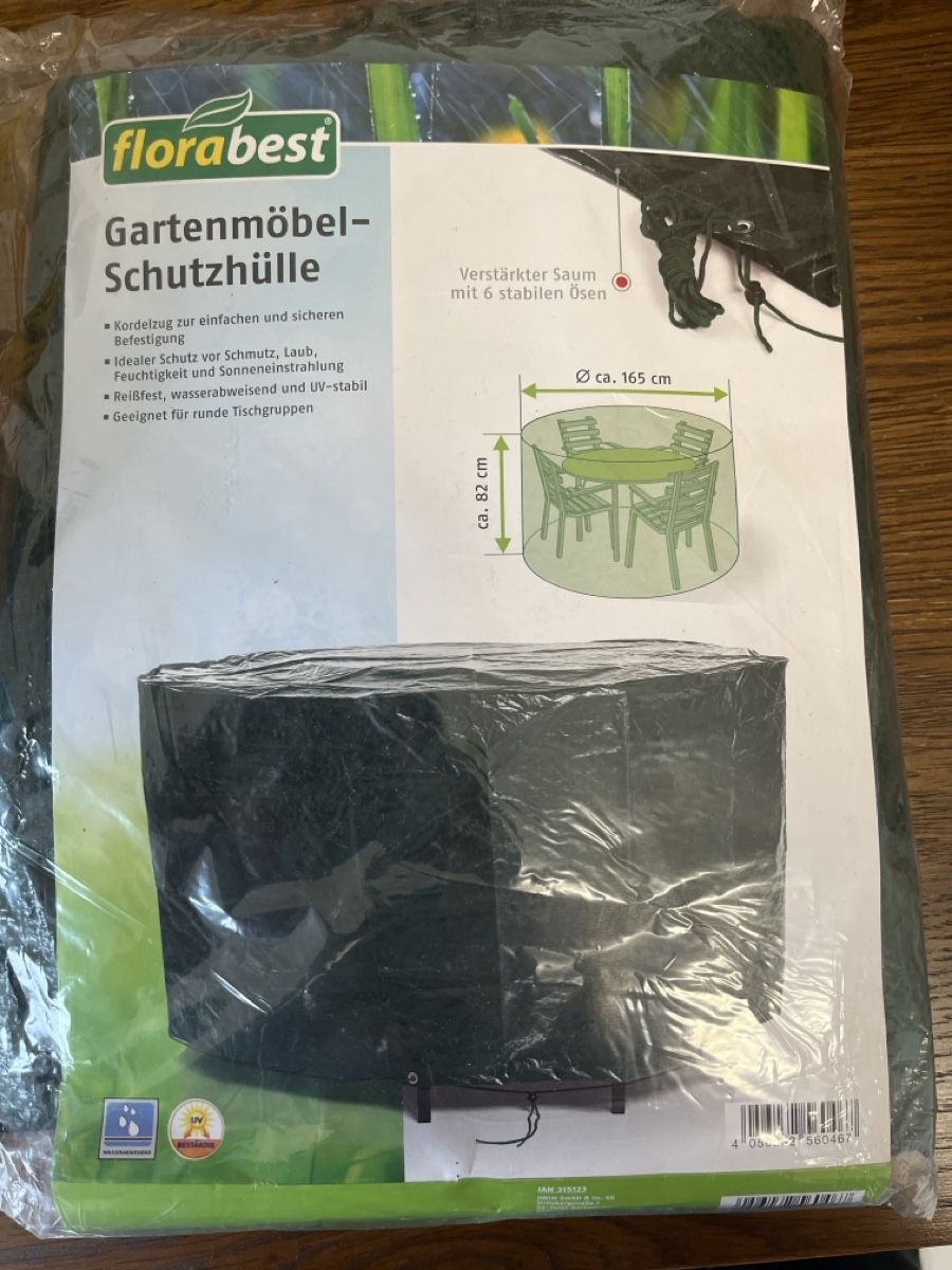 Coperture: Gartenmöbel Schutzhülle, Florabest, Neu & Originalverpackt – Nuovo e nell'imballaggio originale da Schwerzenbach venduto da Cicciuzzu71
