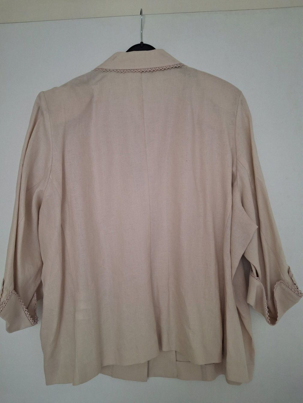 Jacken: Edle Leinen Jacke, beige, Gr. 52/54, C+A – Neu (gemäss Beschreibung) aus WALTERSWIL SO von thb_ybm8 3