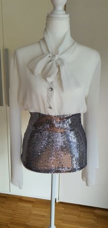 Bluse mit Pailletten