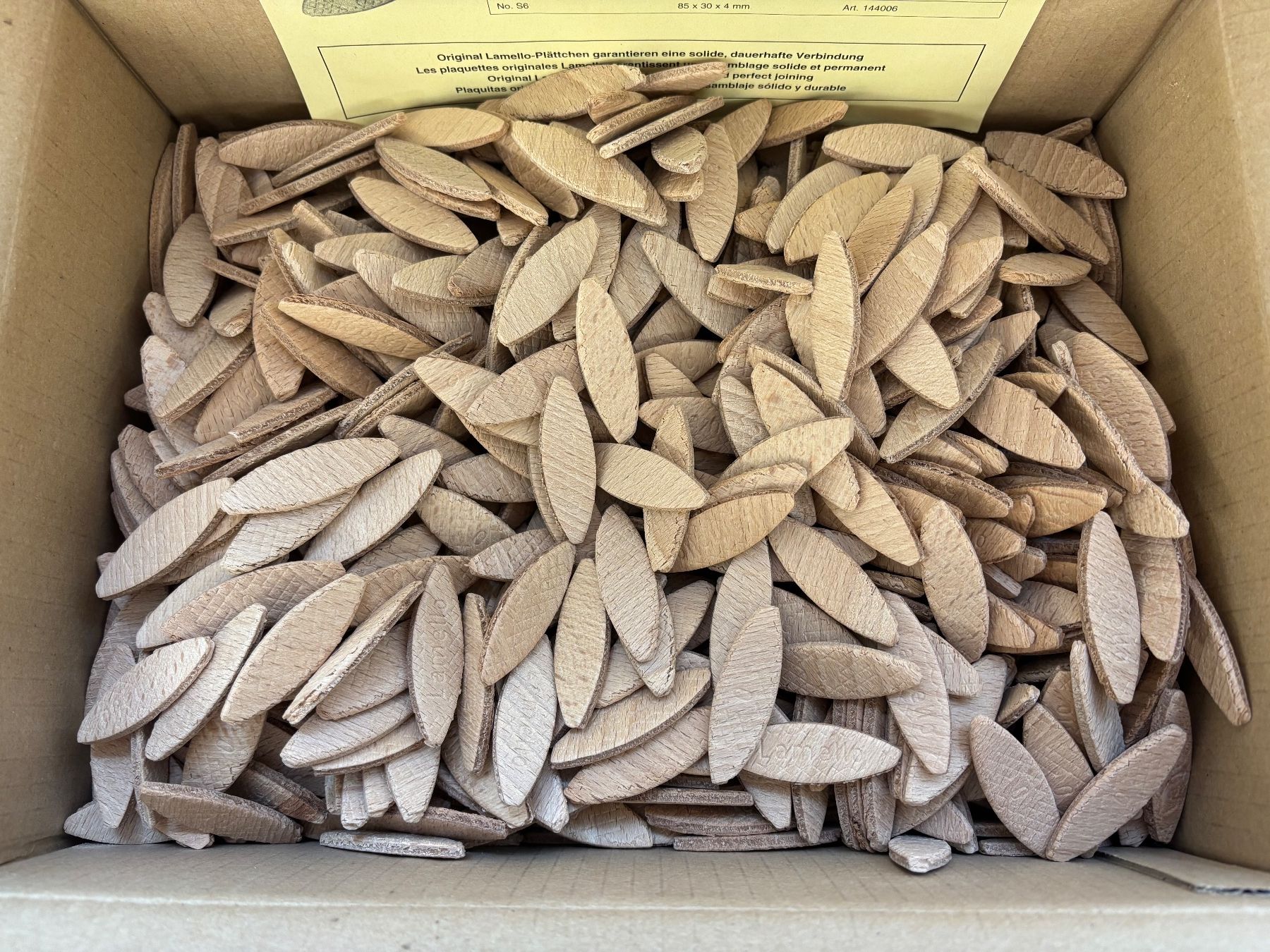 Articoli in legno: Lamello Flachdübel Grösse 0 - Neuwertig – Nuovo (secondo la descrizione) da Winterthur venduto da ReUse_Baumarkt 2
