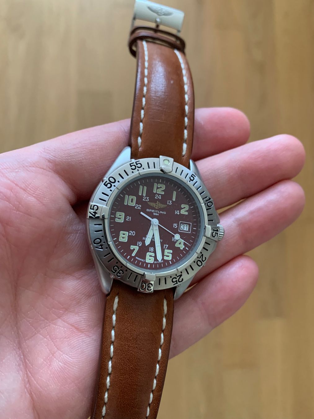 Breitling Montres: Breitling Colt Uhr 40mm läuft – D'occasion à Goldau par WatchDealer1