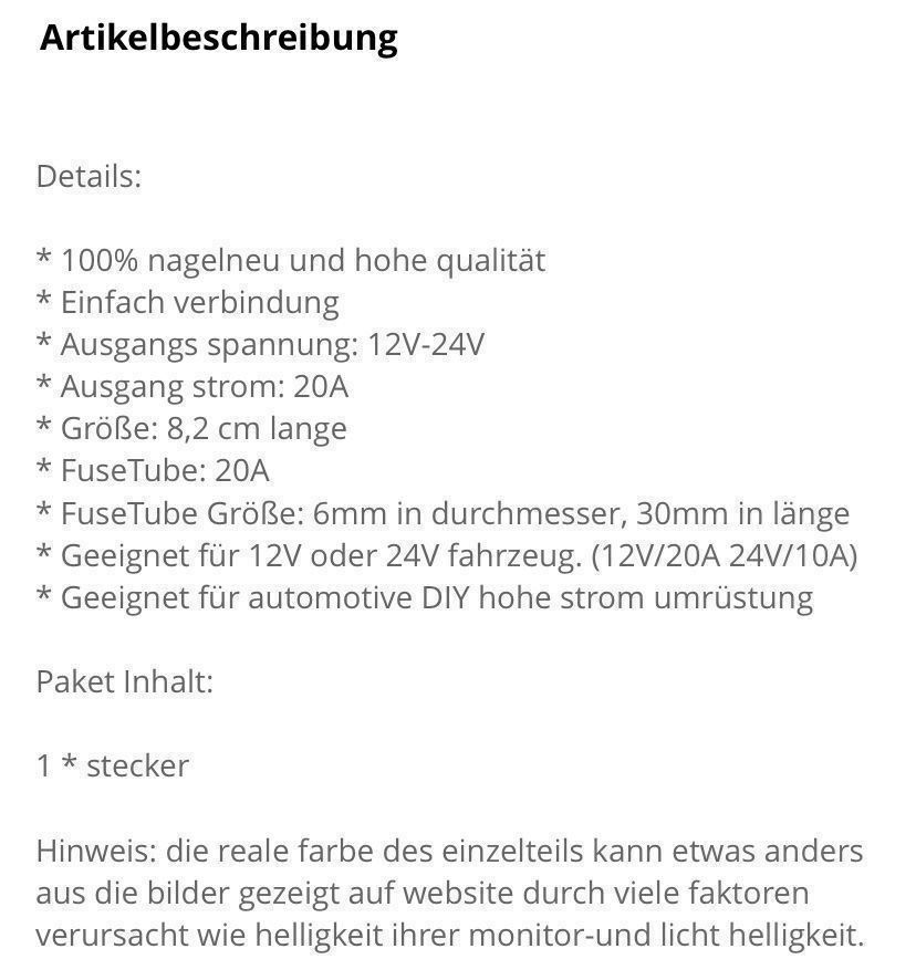 Radiocomunicazione: CB-/Amateurfunk 12/24 Volt 20A Zigisteck – Nuovo e nell'imballaggio originale da St. Gallen venduto da Radiomania-Schweiz 1