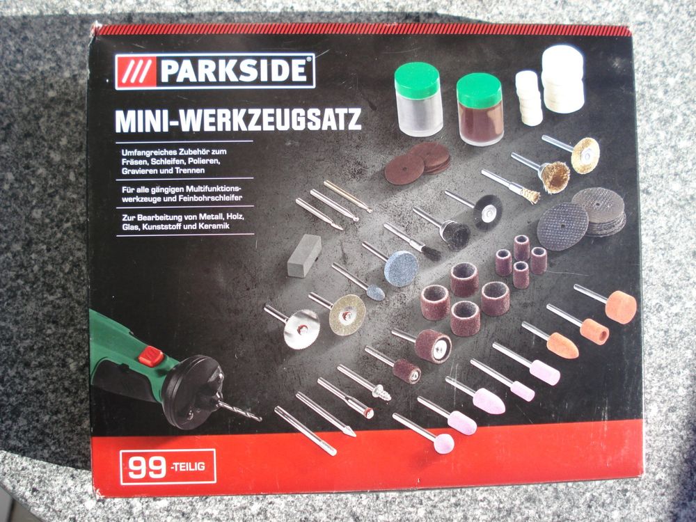 PARKSIDE Mini-Werkzeugsatz 99-Teilig (Neu und originalverpackt) in ...