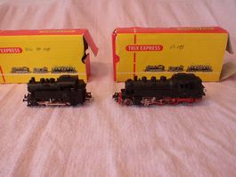 2 schöne alte Dampfloks für die TRIX EXPRESS H0 Eisenbahn