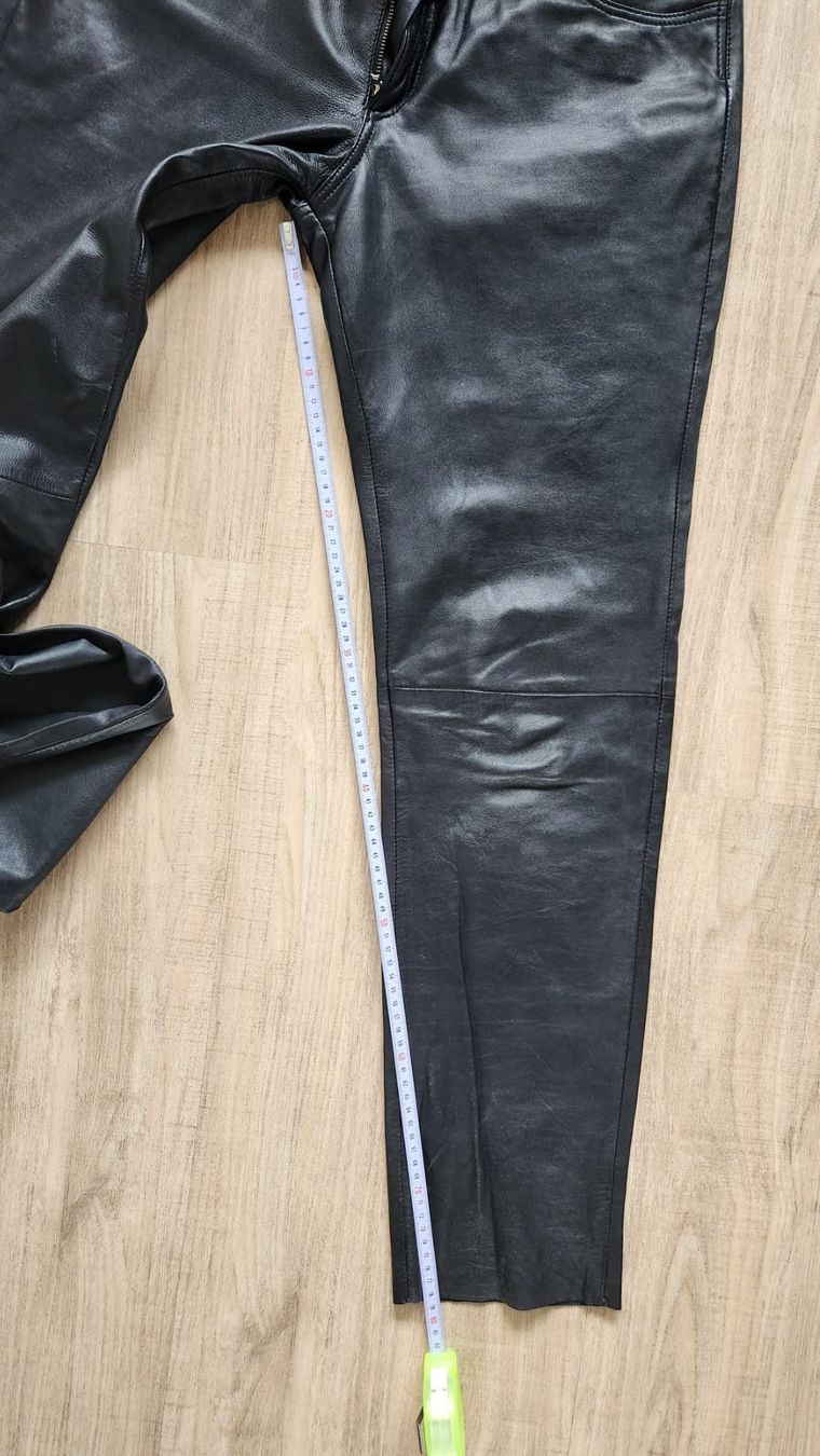 Pantaloni: Echt Leder Hose, Gr. 40, Cigno Nero – Usato da Zürich venduto da Stephs13 3