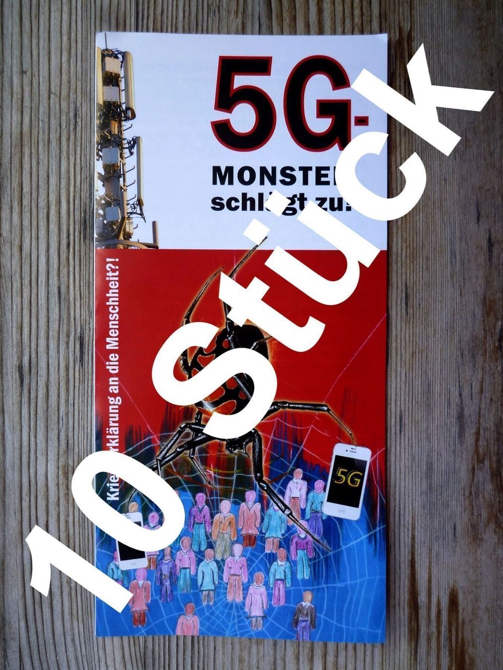 Documents: Informationsflyer "Stopp 5G" – Neuf (Voir description) à Aarau par Rdodger 1
