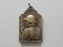 Medaille Schweiz Militär Grenzbesetzung Noel Weihnacht 1943