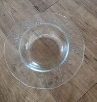 Glasi Hergiswil sommerliche Glasschale mit Blumenmuster neu