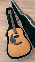 Martin & Co Western-Gitarre (Linkshänder), mit Tonabnehmer