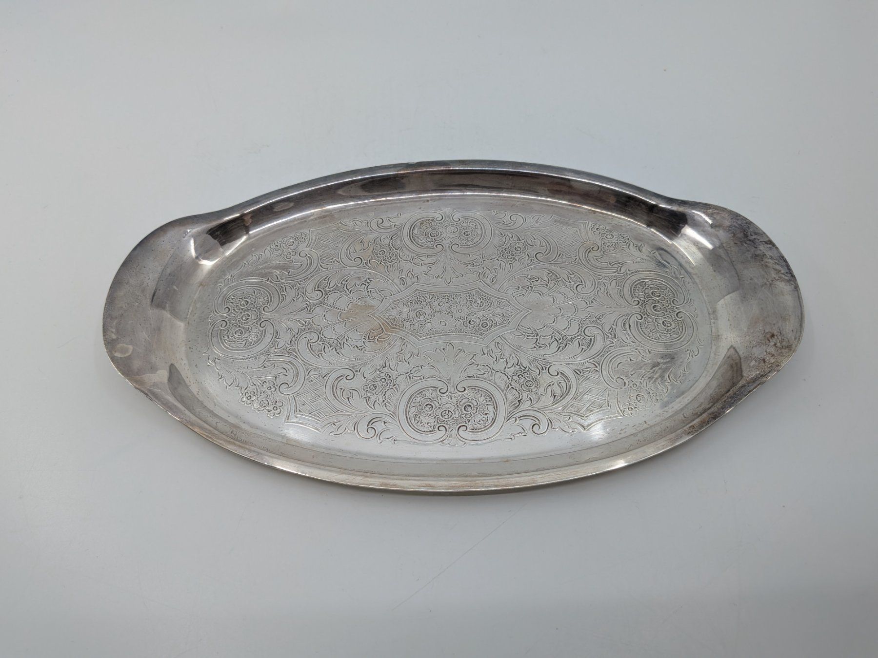 Plateaux: Barker Ellis Made in England versilberte Platte – D'occasion à Emmen par magelan