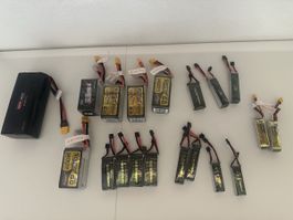 FPV LiPo Akku Sammlung – Tattu R-Line / iFlight / Explorer