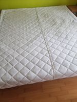 Wasserbettbezug mit Mittelreissverschluss 200x220 weiss